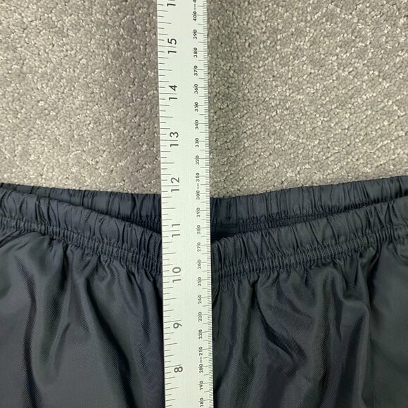 Vintage Y2K Adidas Windbreaker Track Pants Men's Medium Black Nylon Ankle Zip - Picture 13 of 16